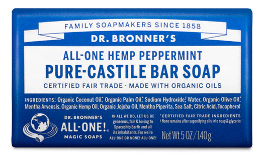 DR.BRONNER SOAP BAR  PEPPERMINT