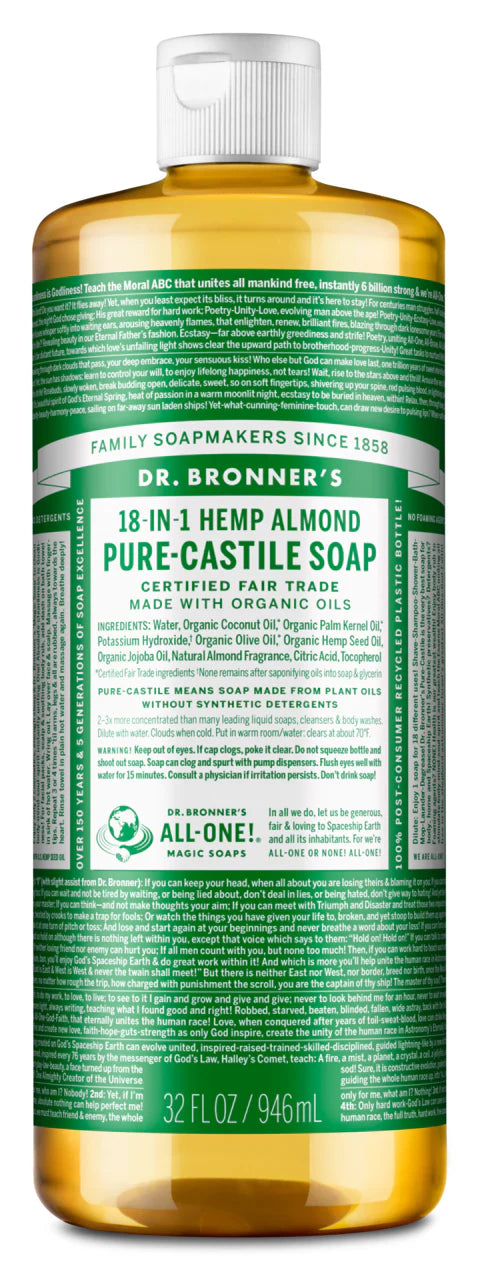 DR.BRONNERS SOAP LIQUID ALMOND