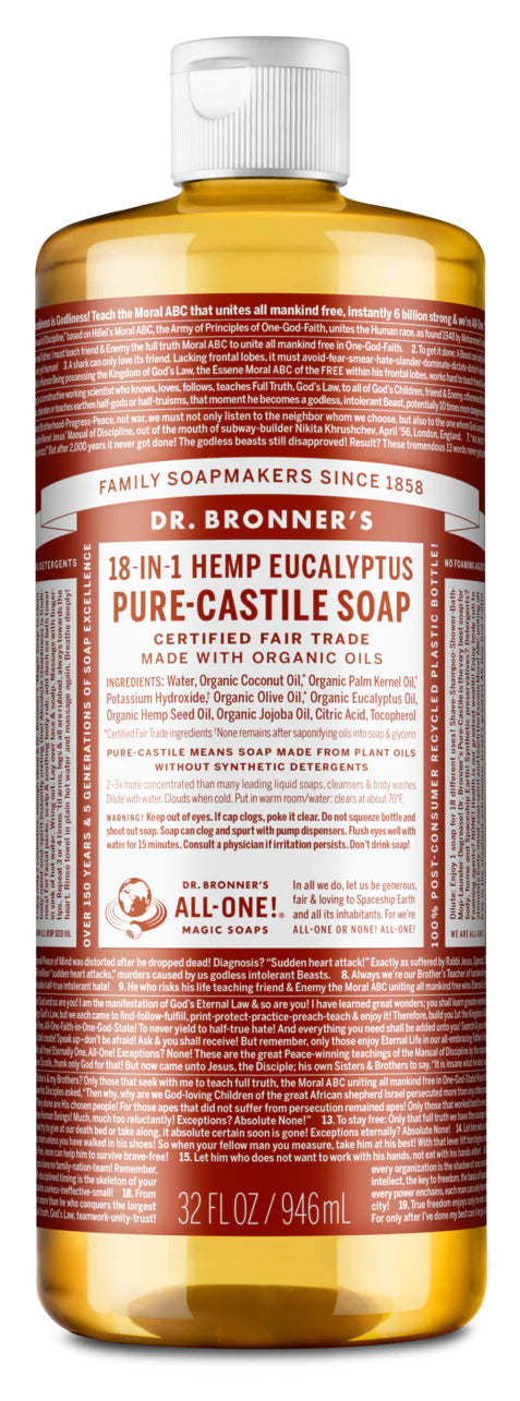 DR.BRONNERS SOAP LIQUID EUCALYPTUS