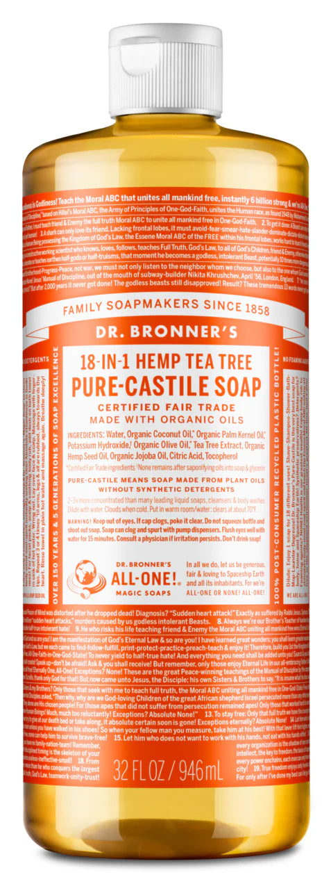 DR.BRONNERS SOAP LIQUID TEA TREE