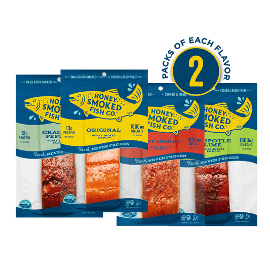 HONEY SMOKED FISH SALMON VARIETY PACKS