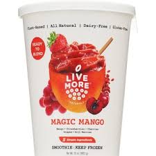 LIVE MORE ORGANIC MAGIC MANGO SMOOTHIE CUP